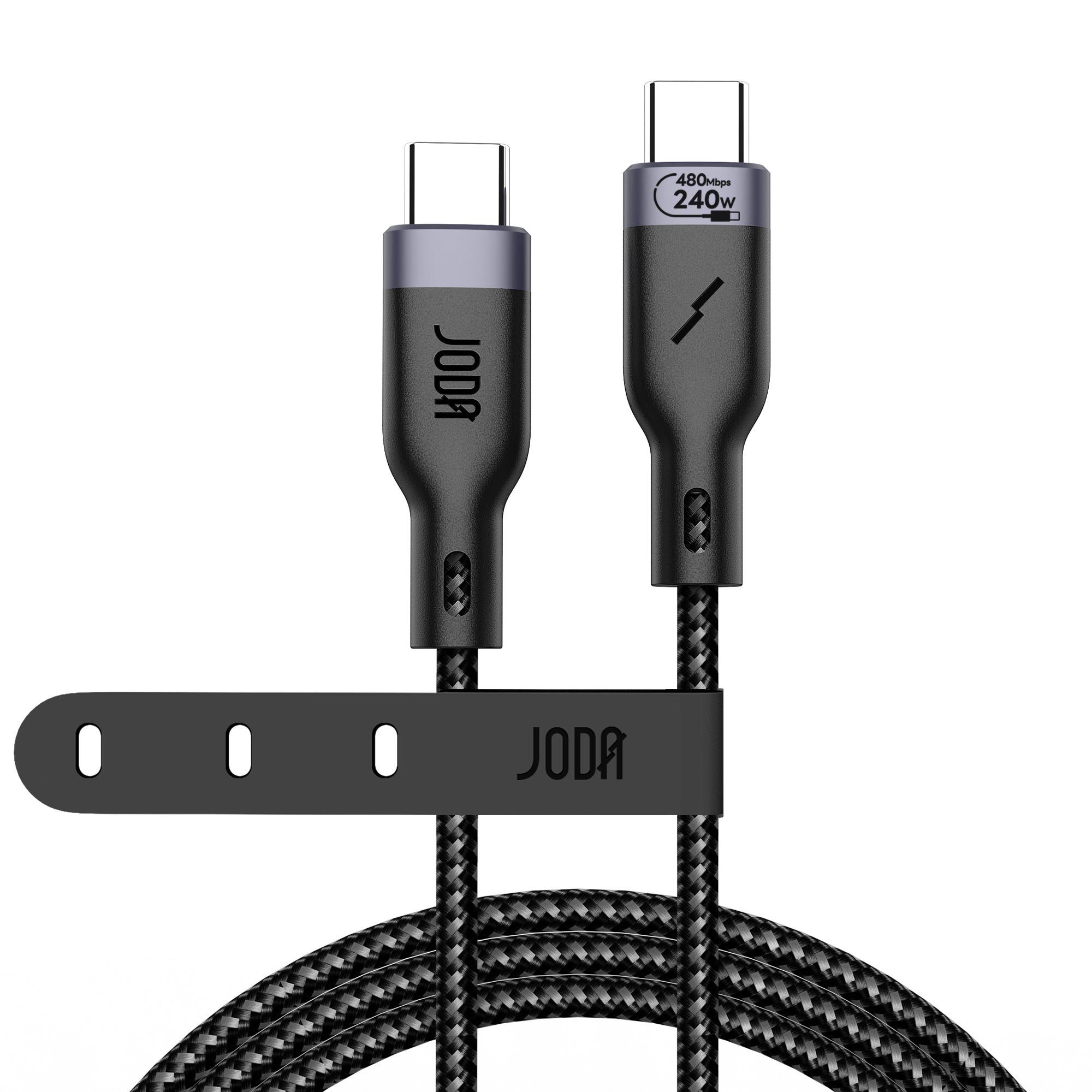 FIBER 240 Nylon Braided USB C-C Cable