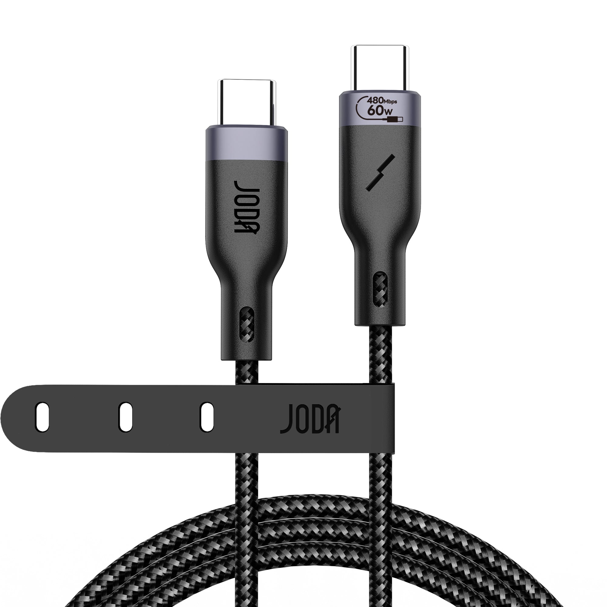 FIBER 60 Nylon Braided USB C-C Cable